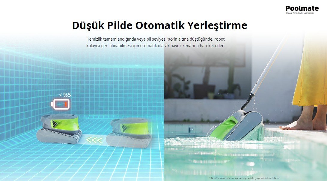 Dtb_havuz_robotu_düşük_pilde_havuz_kenarına_gelir