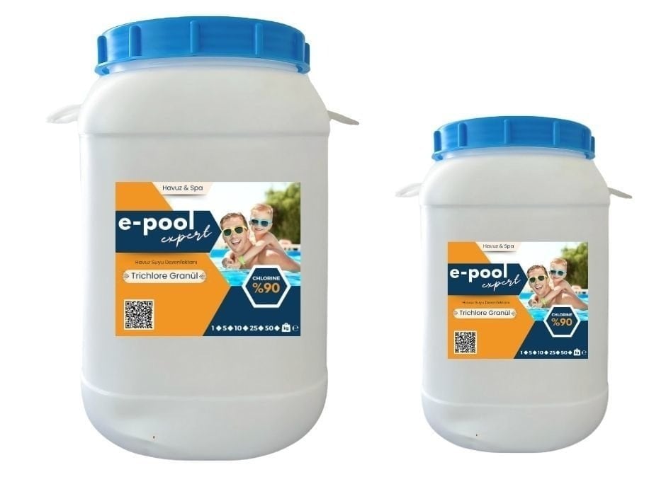 e pool expert 90'lık Toz Klor